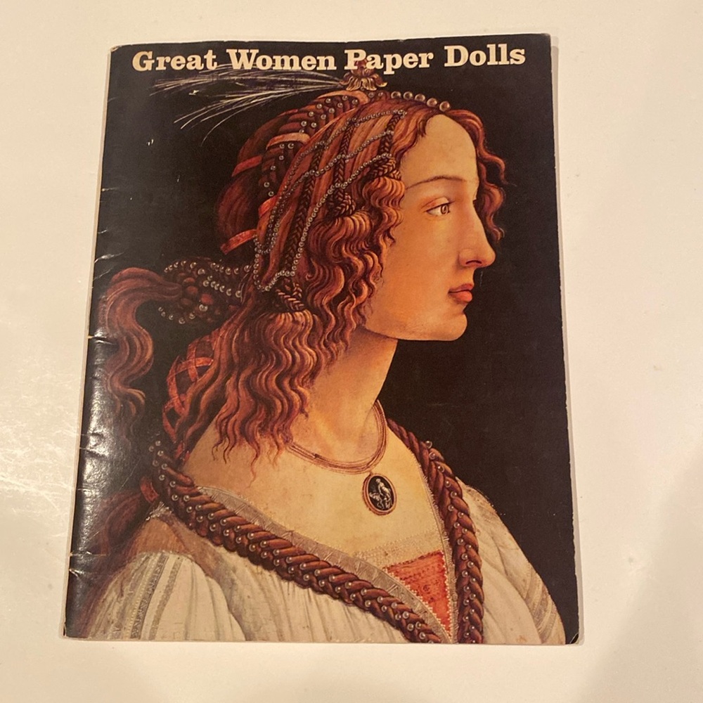“Great Women Paperback Dolls,” oversized softcover, vintage 1984 First Edition